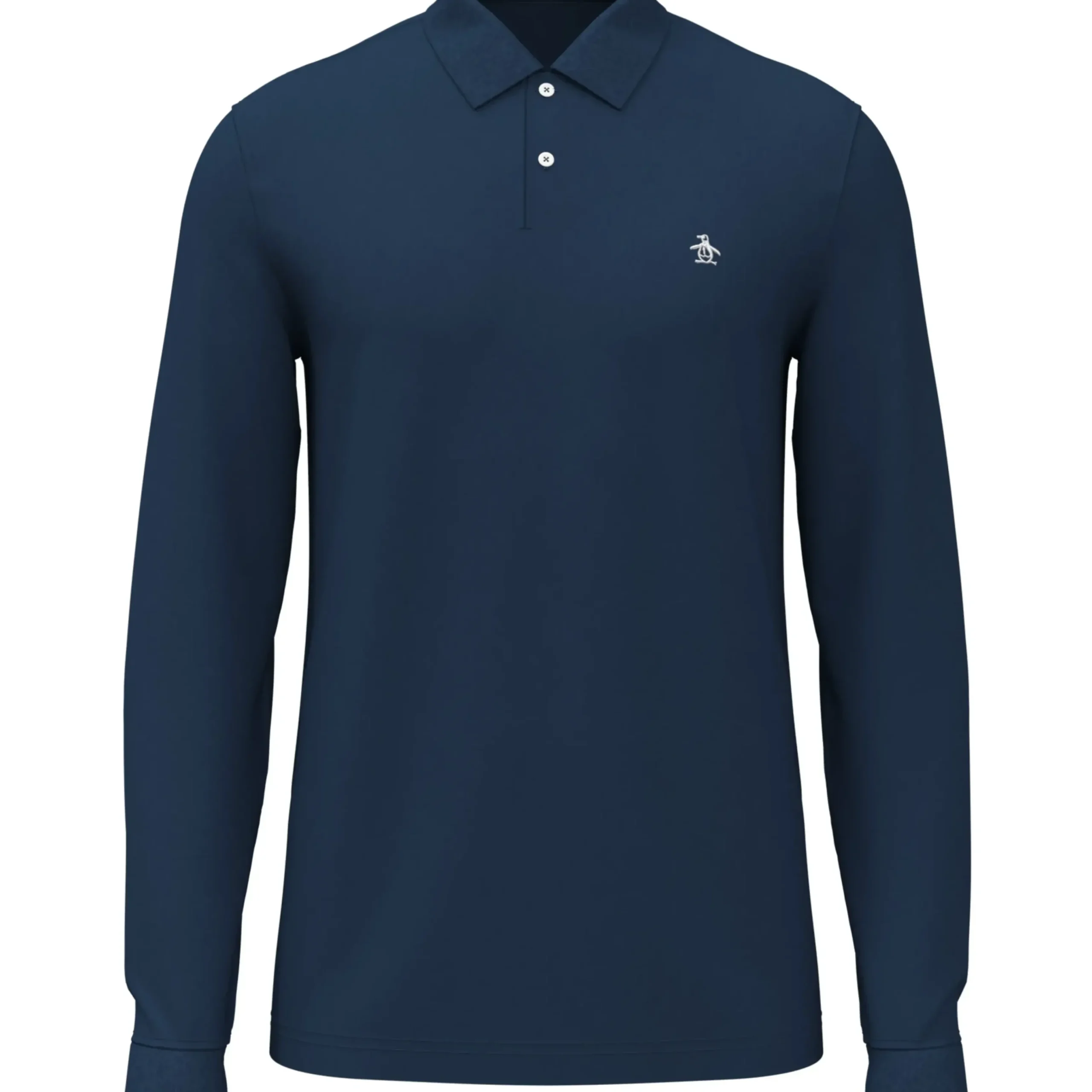 Long Sleeve Pique Polo