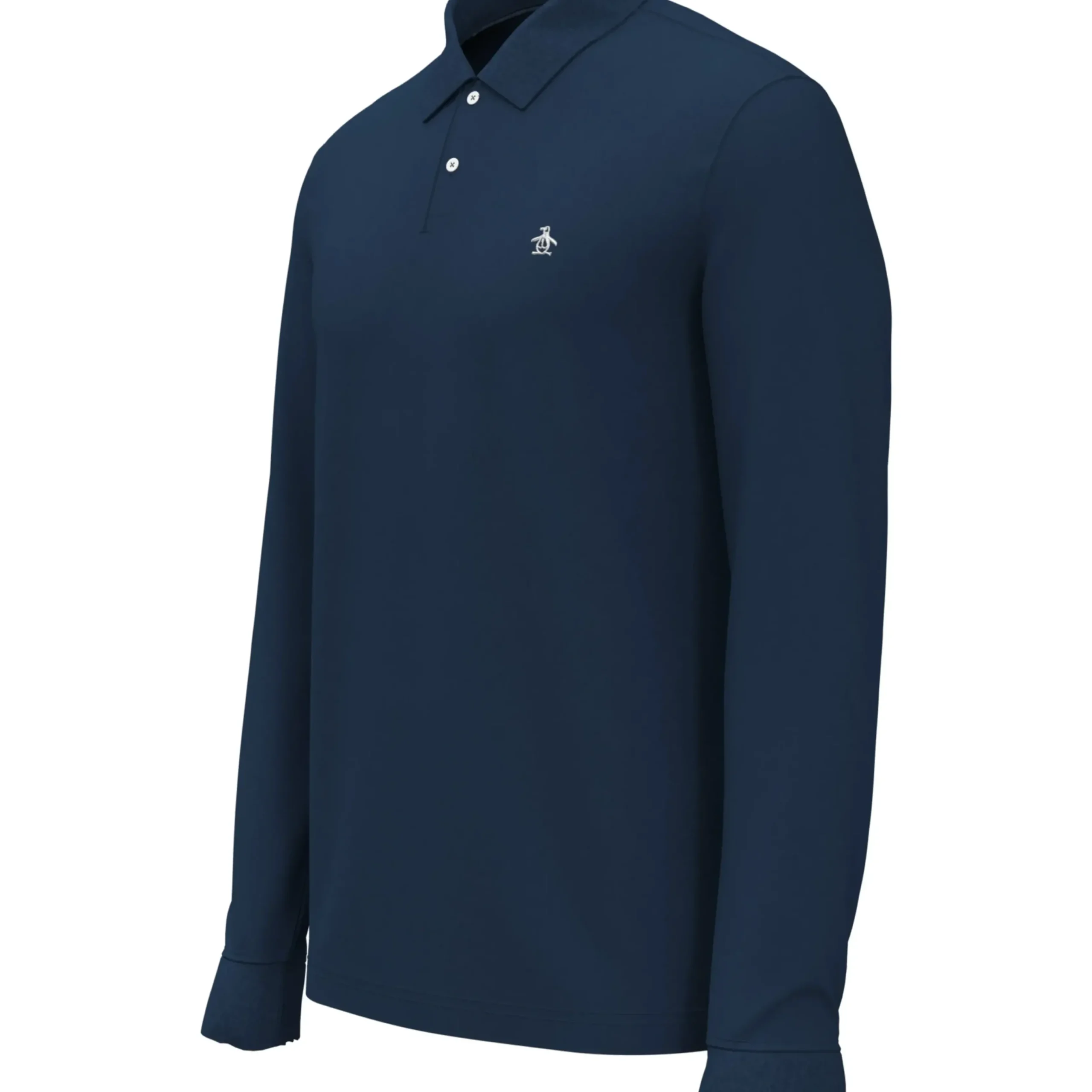 Long Sleeve Pique Polo
