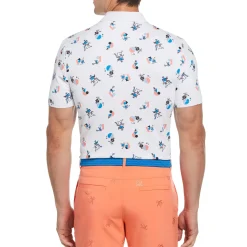 Memphis Pete Print Golf Polo