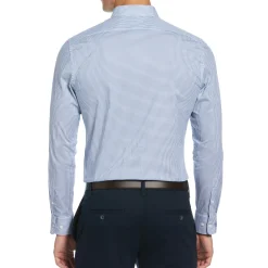 Micro Check Print Dress Shirt