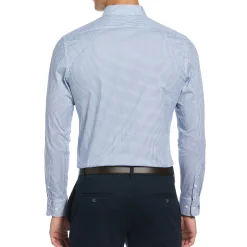 Micro Check Print Dress Shirt