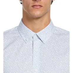 Micro Floral Print Dress Shirt