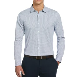 Mini Check Print Dress Shirt