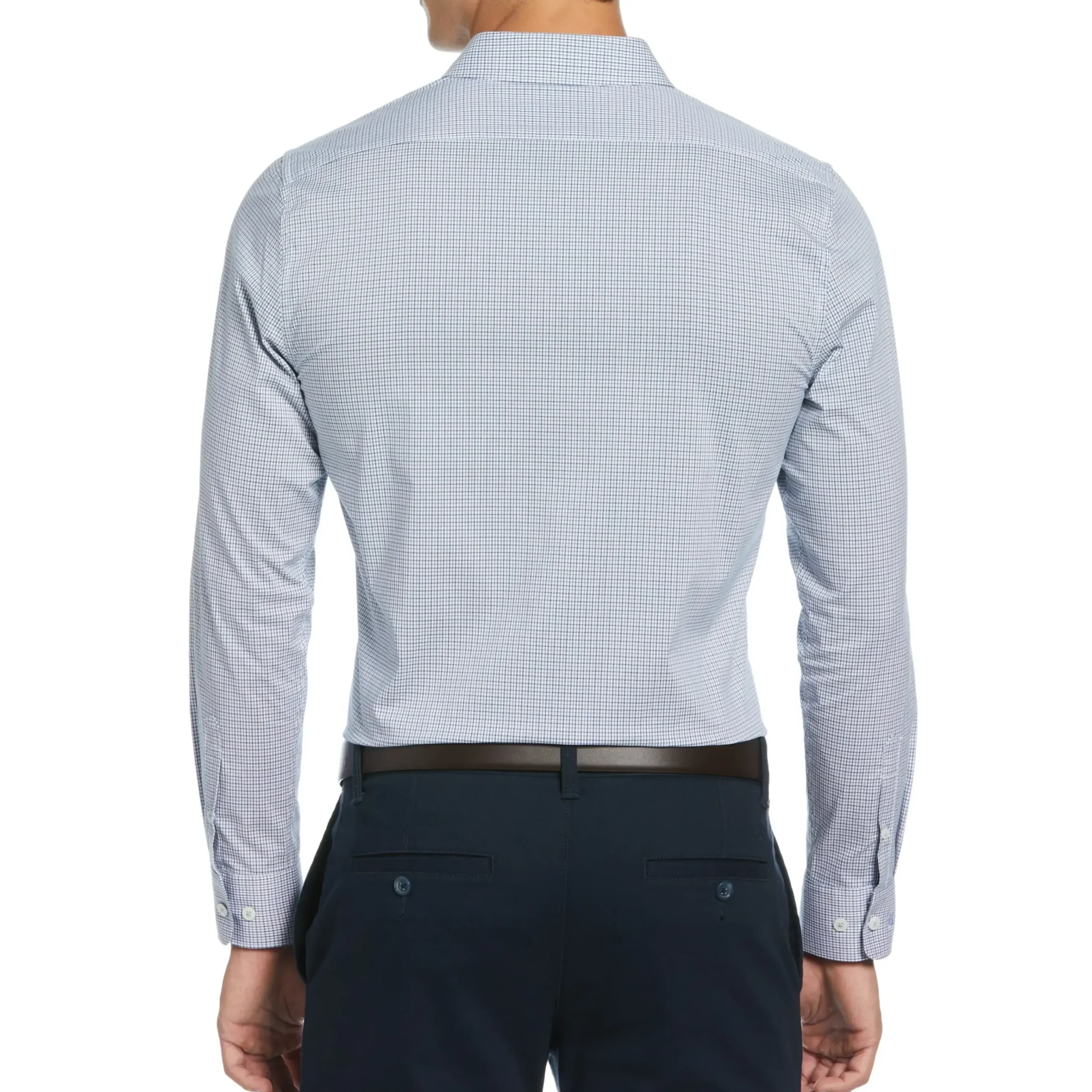 Mini Check Print Dress Shirt