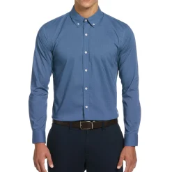 Mélange Dot Print Dress Shirt