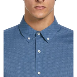 Mélange Dot Print Dress Shirt