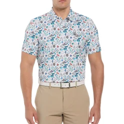 Novelty Games Print Golf Polo