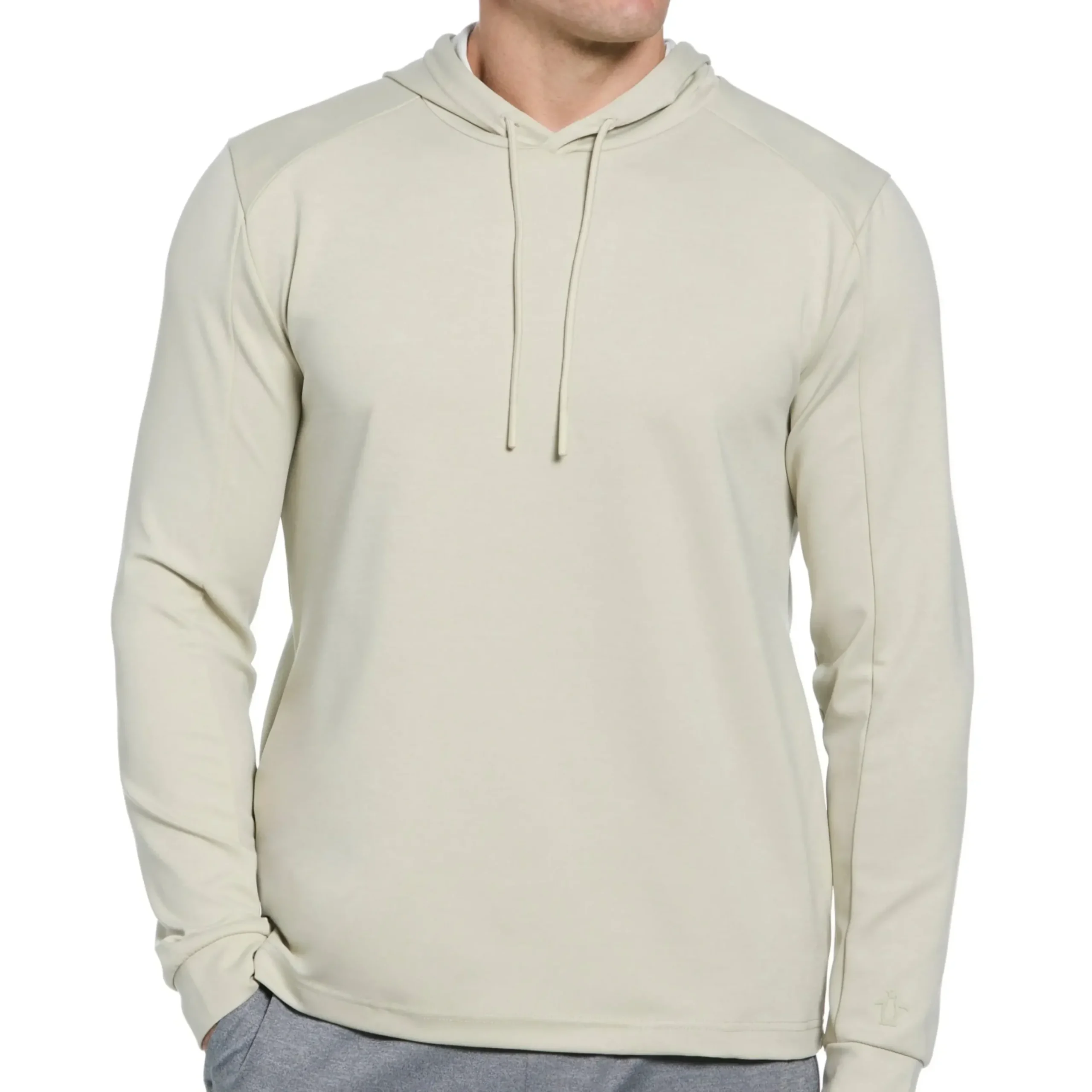 Penguin Sport Long Sleeve Midweight Pieced Crew Neck Pull Over