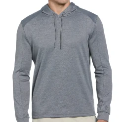 Penguin Sport Long Sleeve Midweight Pieced Crew Neck Pull Over