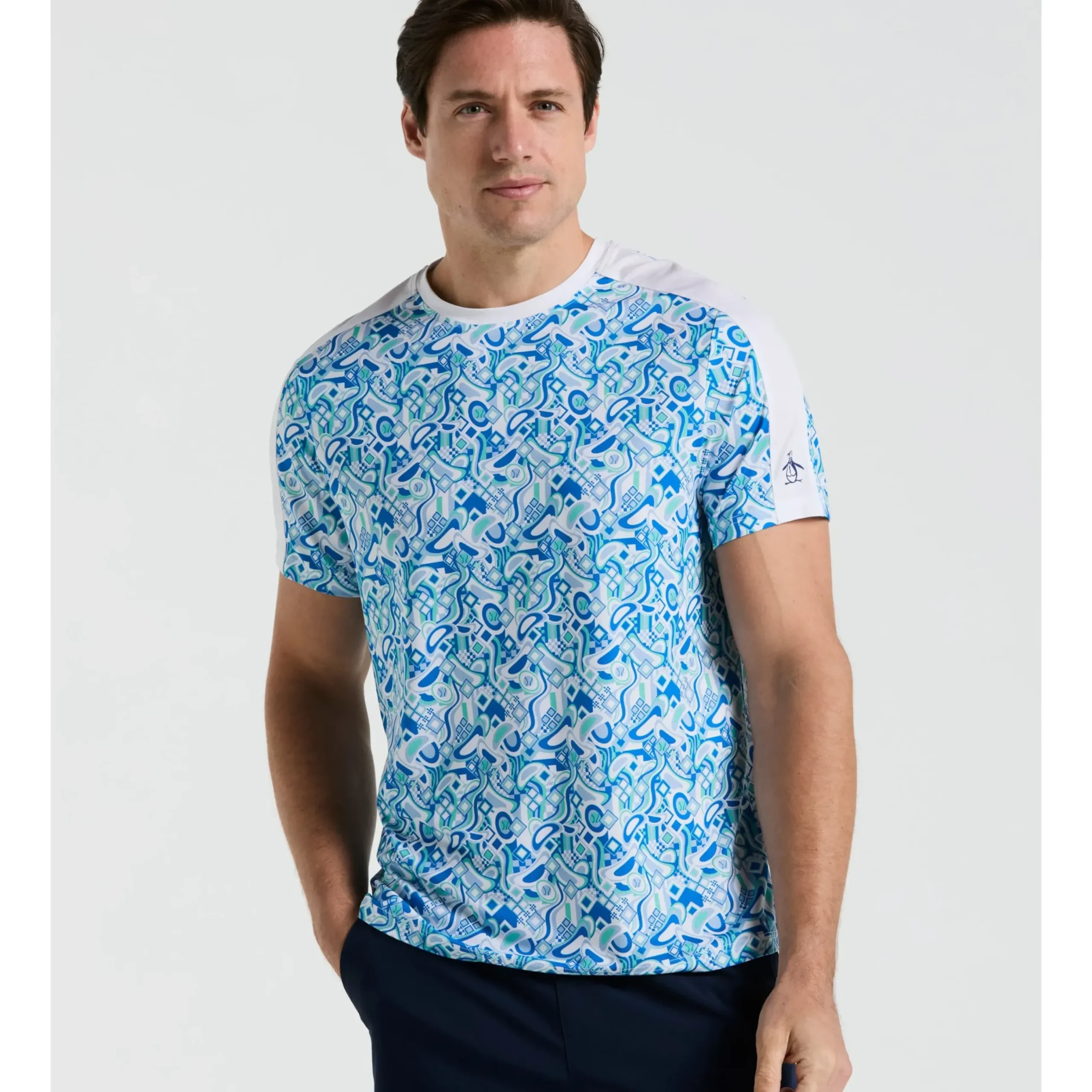 Performance Midcentury Block Tennis Tee