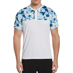 Performance Print Tennis Polo