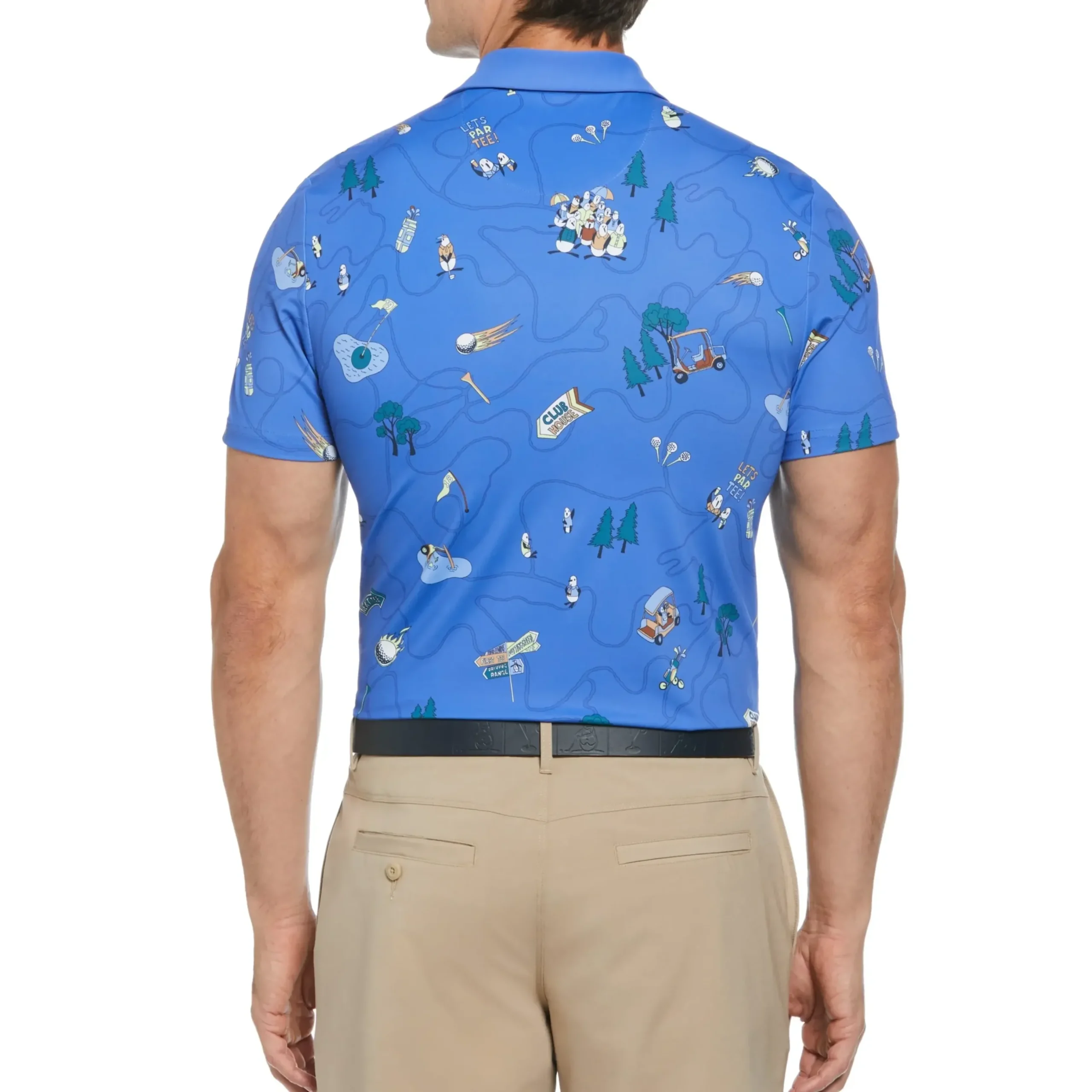 Pete’s Game Print Golf Polo