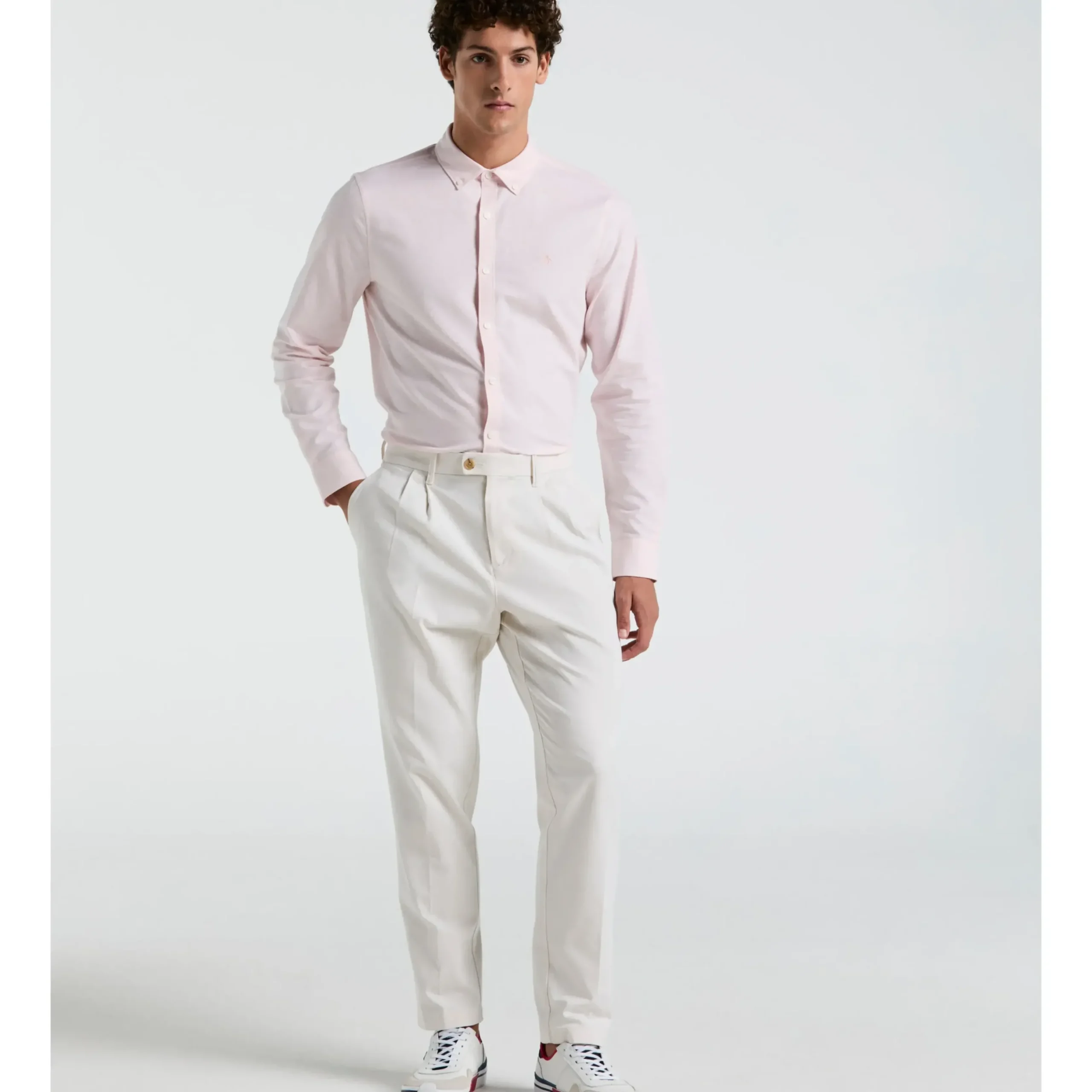 Pleated Chino Pant