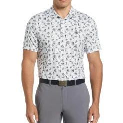 Retro Arcade Print Polo