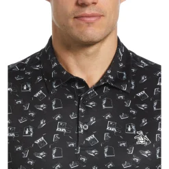 Retro Arcade Print Polo