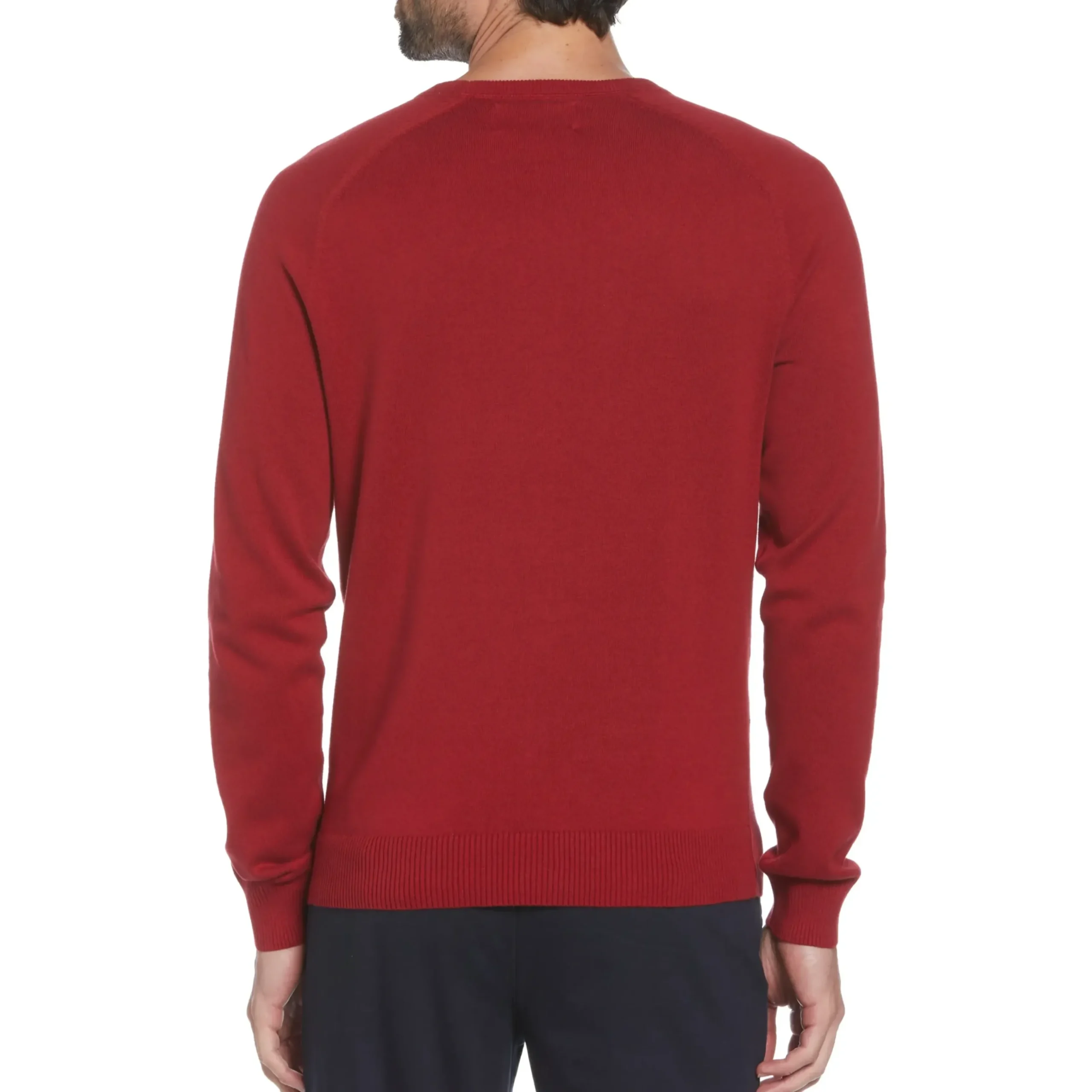 Ribbed Cuff Crew Neck Sweater