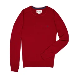 Ribbed Cuff Crew Neck Sweater