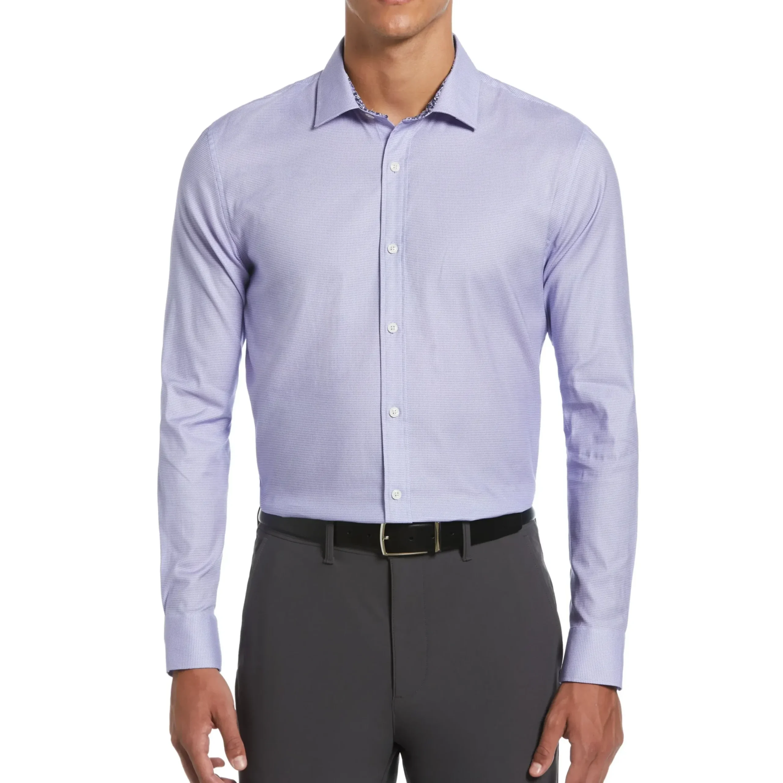 Royal Texture Print Dress Shirt