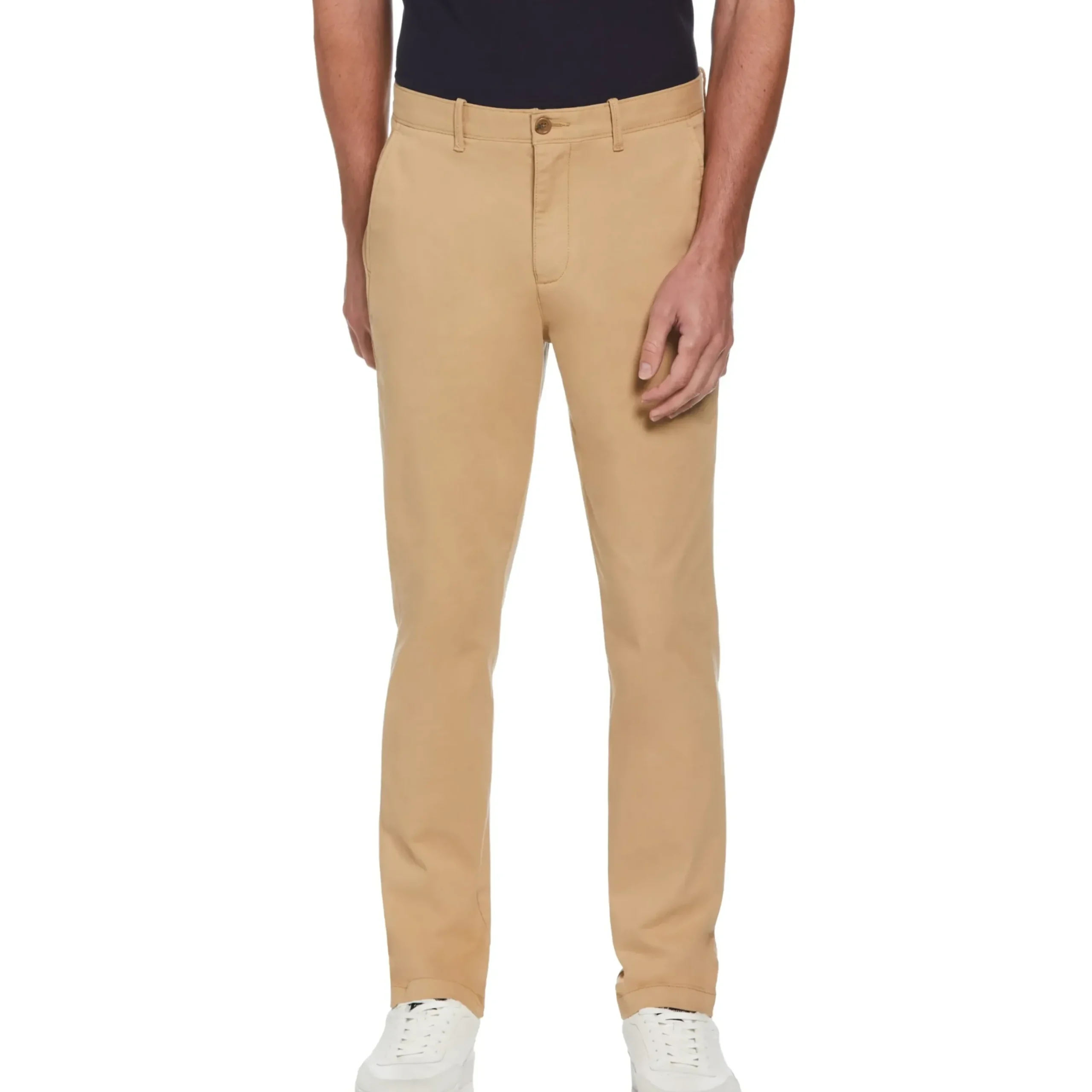 Slim Fit Stretch Chino Flat Front Pant