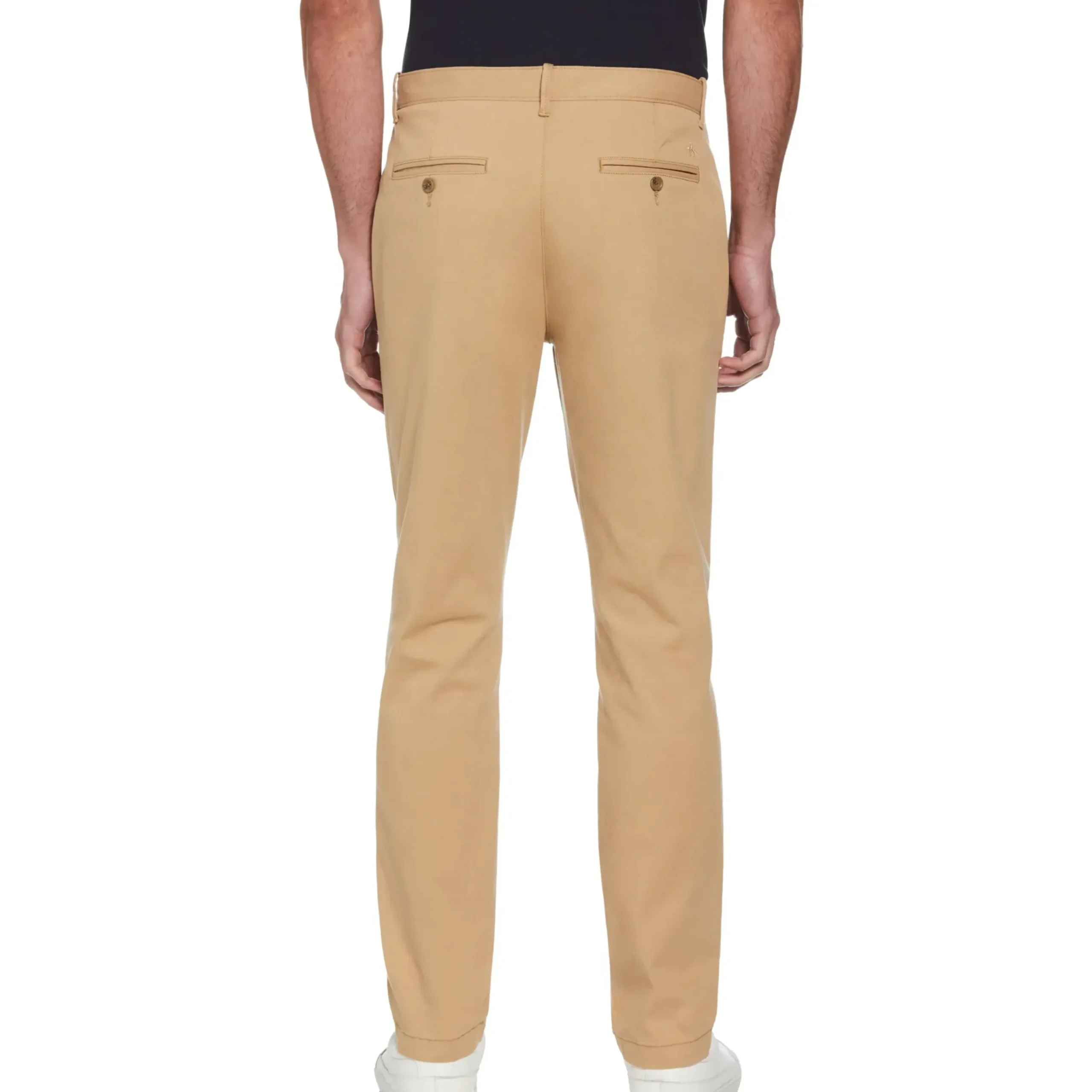 Slim Fit Stretch Chino Flat Front Pant