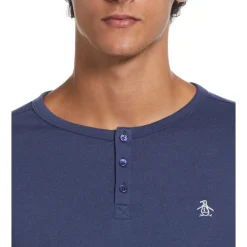Solid Henley Tee