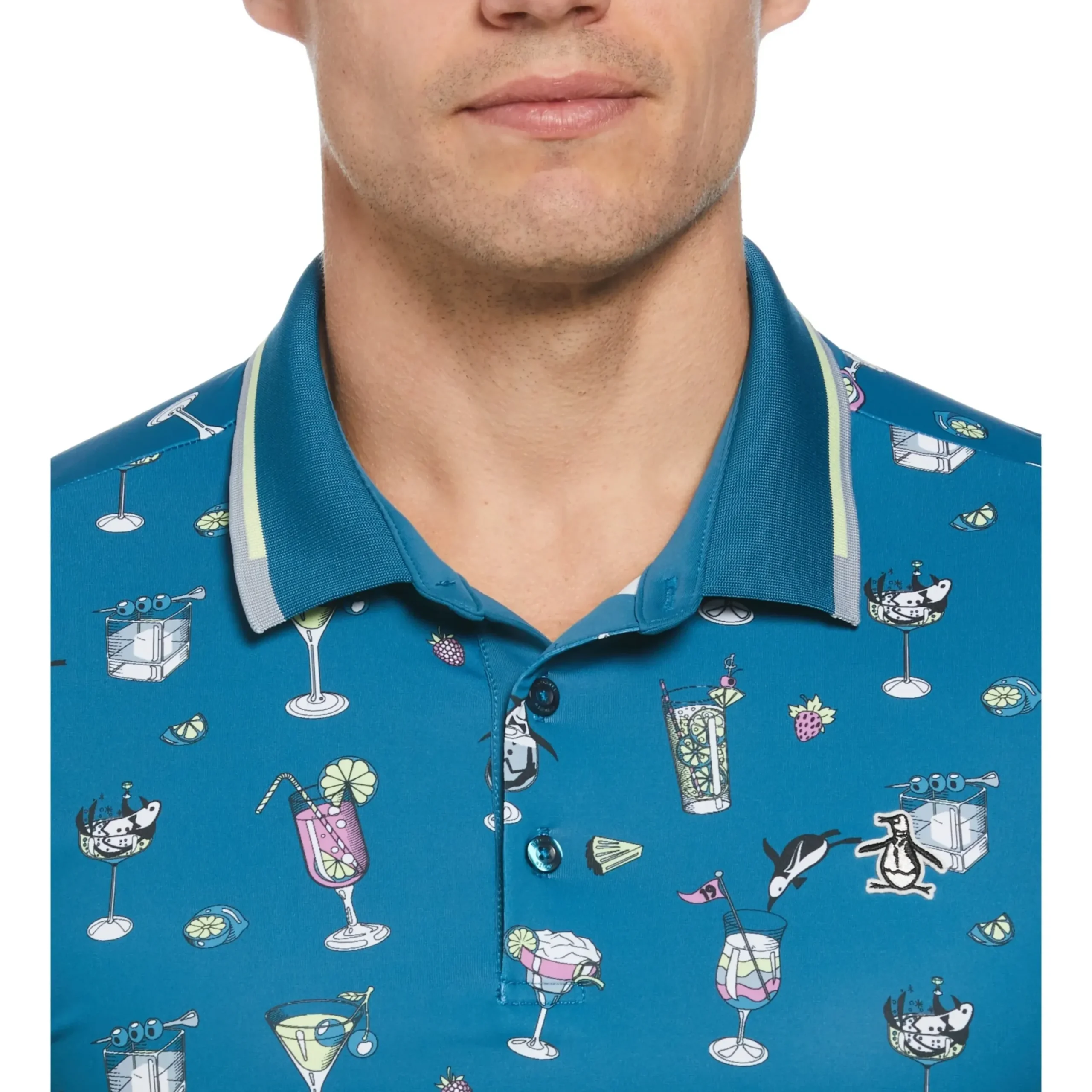 19th Hole Print Golf Polo