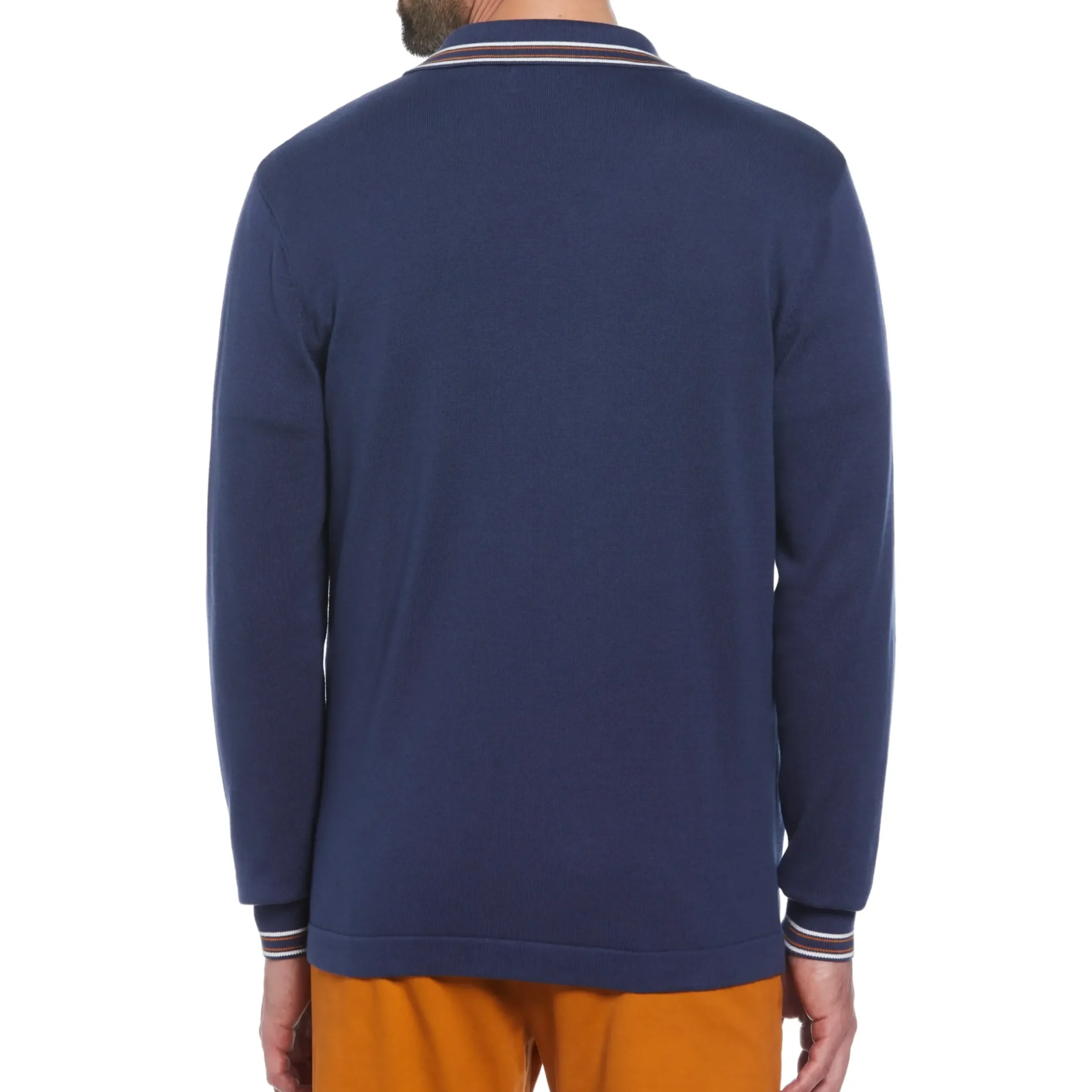 Tipped Cardigan Sweater