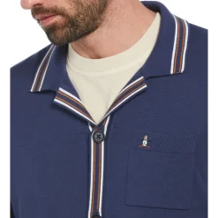 Tipped Cardigan Sweater