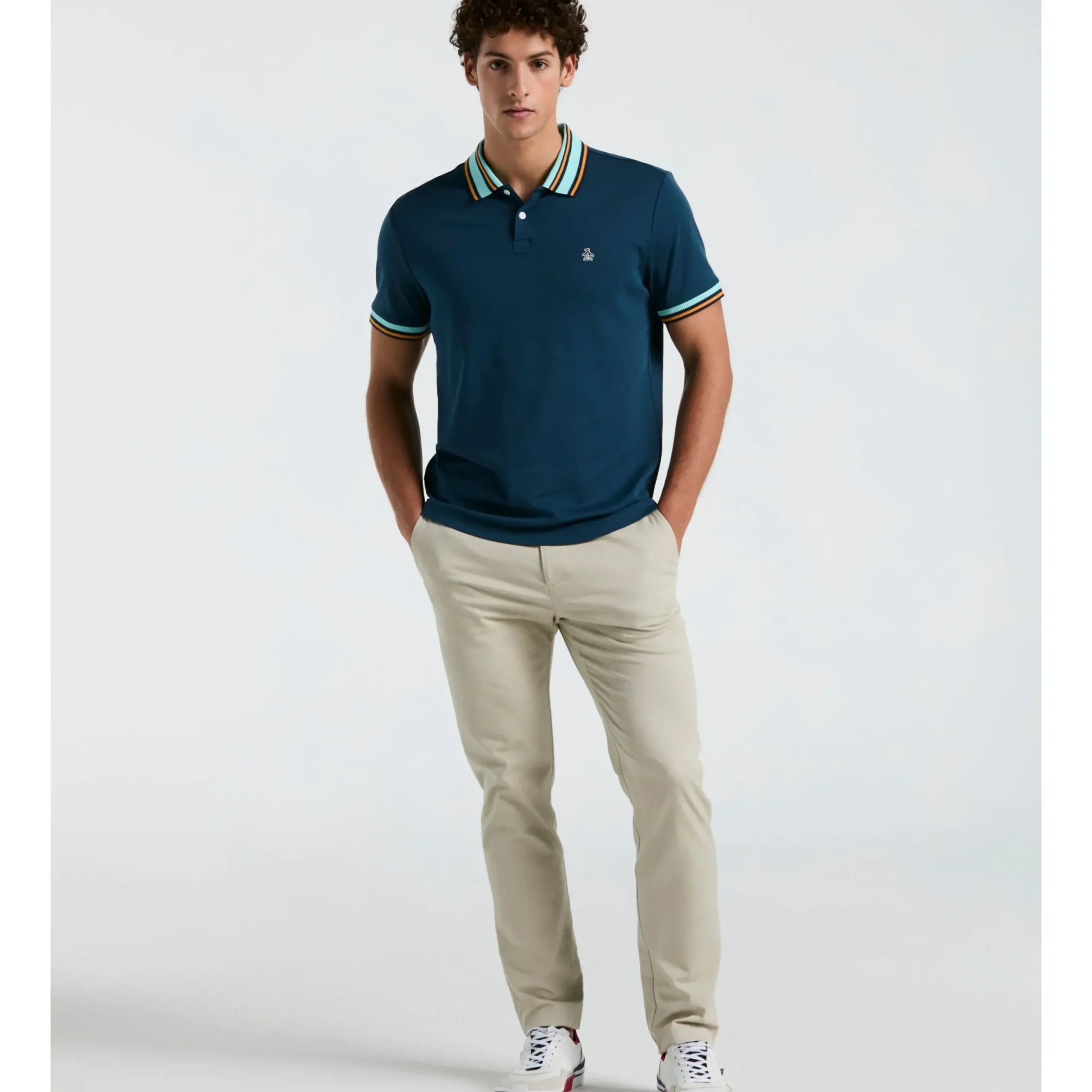 Tipped Collar Polo