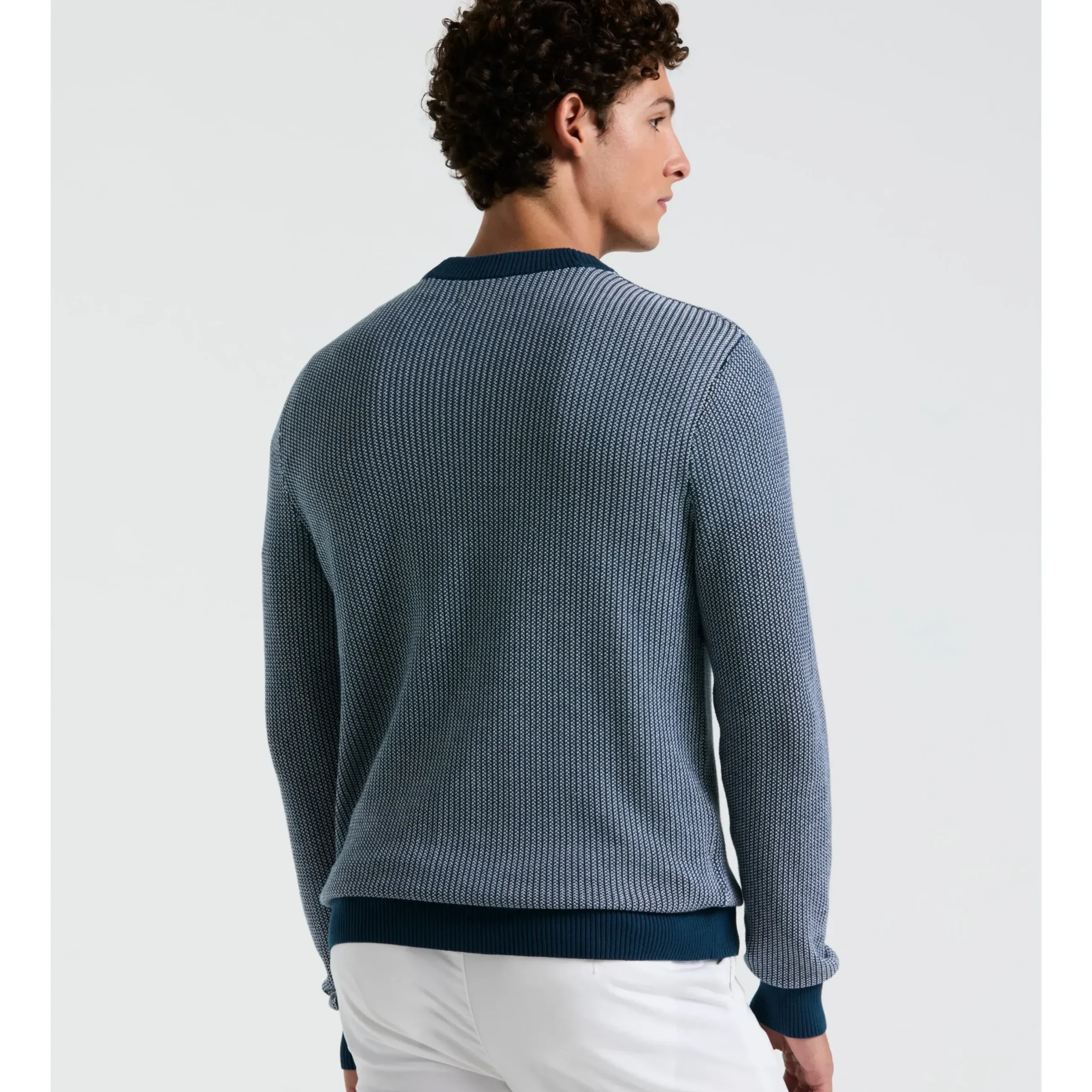 Tuck Stitch Cardigan Sweater