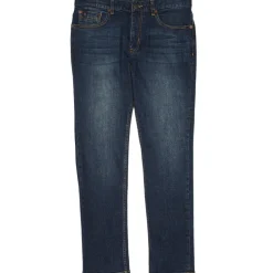 Vintage Wash Slim Fit Stretch Denim Trousers