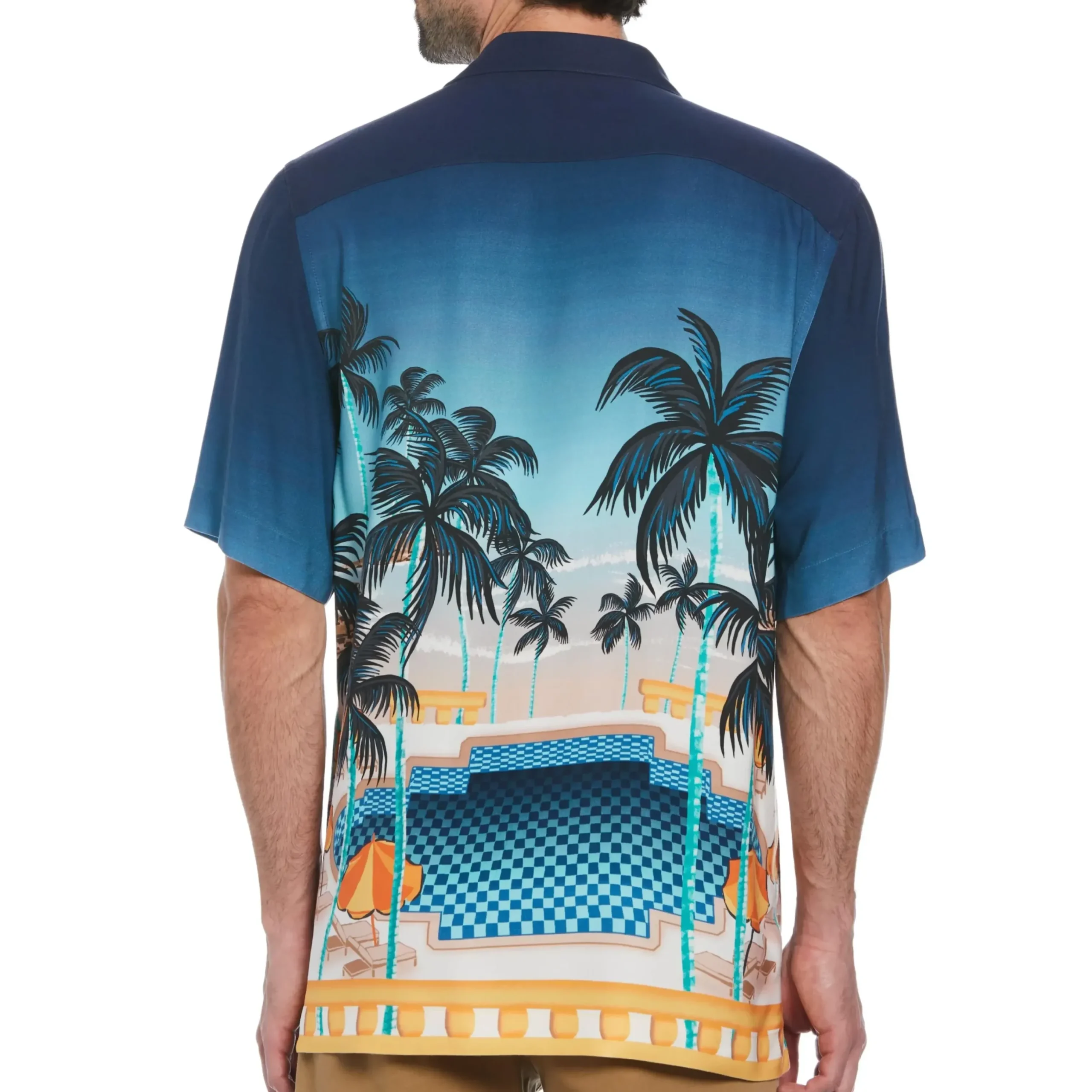 Viscose Pool Scene Shirt