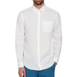 Washed Linen Shirt - Bright White
