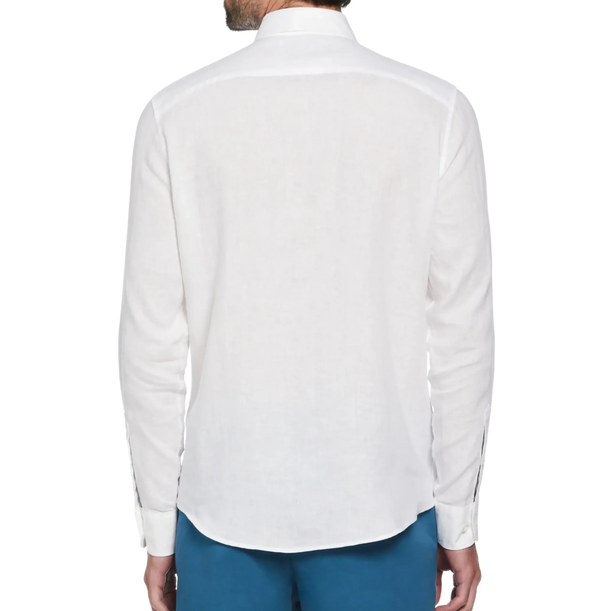 Washed Linen Shirt - Bright White