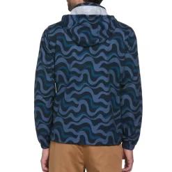 Wavy Print Ripstop Jacket