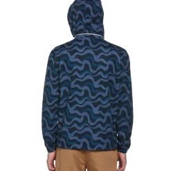 Wavy Print Ripstop Jacket