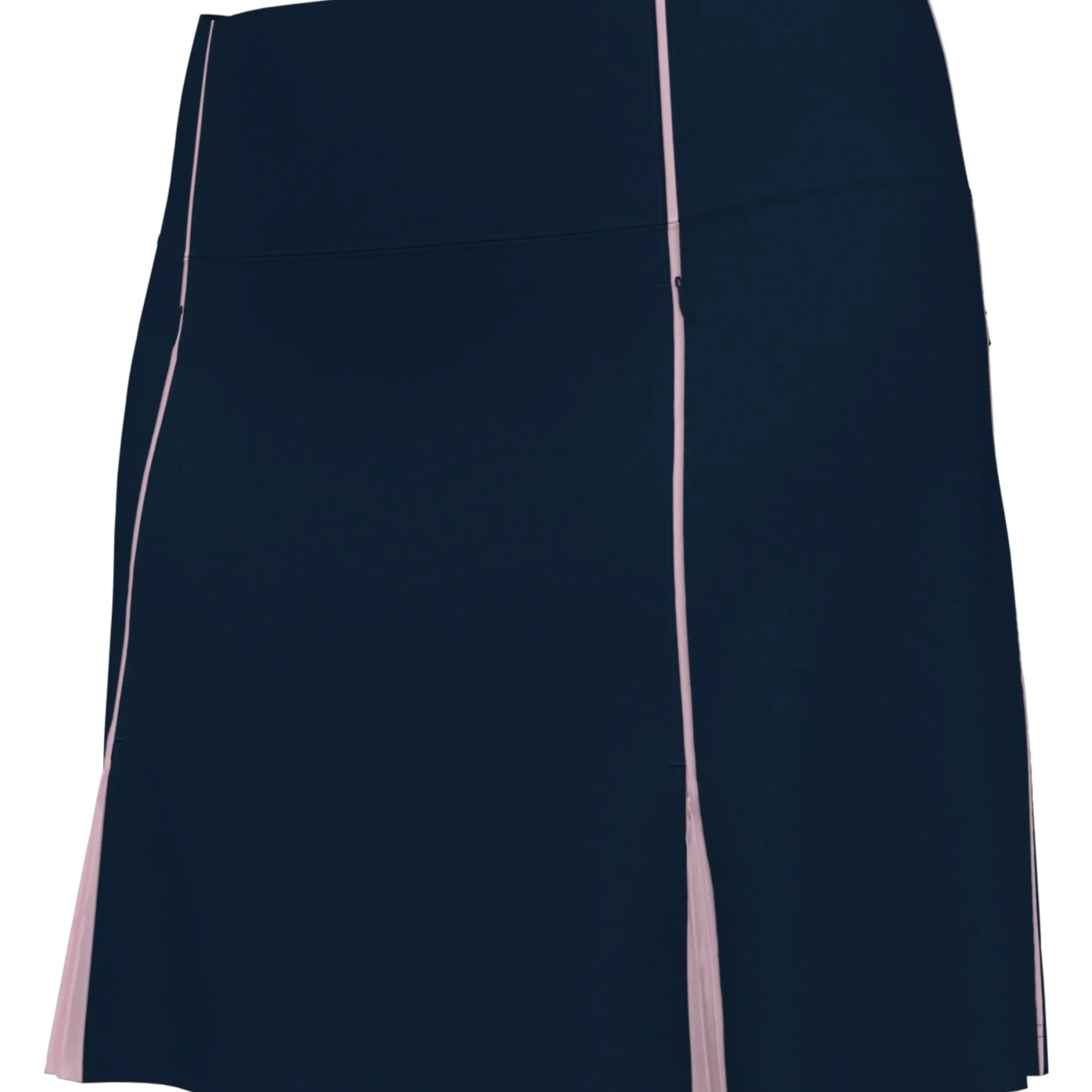 Women's High Waisted Colorr Block Golf Skort With Pleats