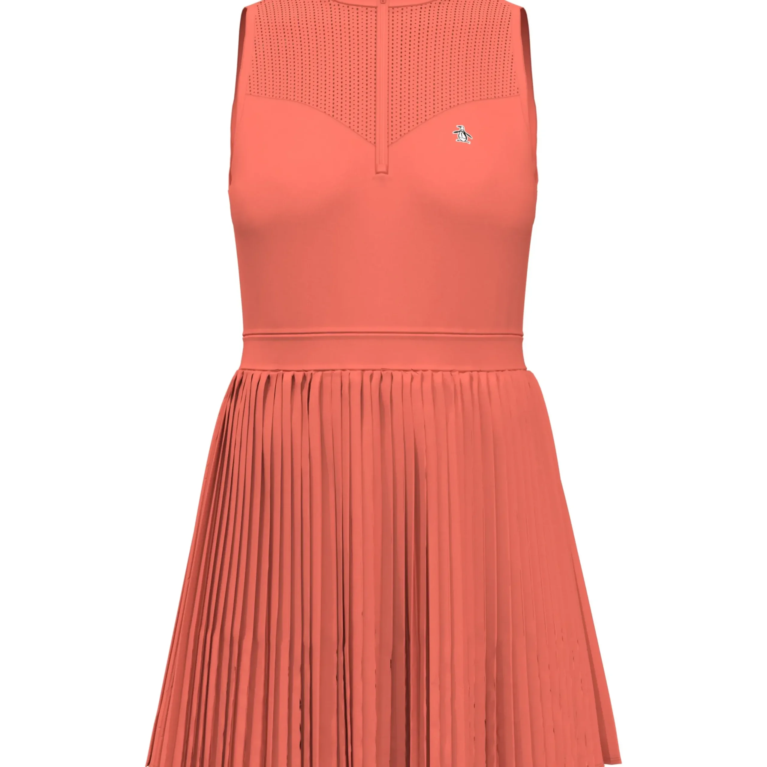 Women's Sleeveless Color Block Golf Dress