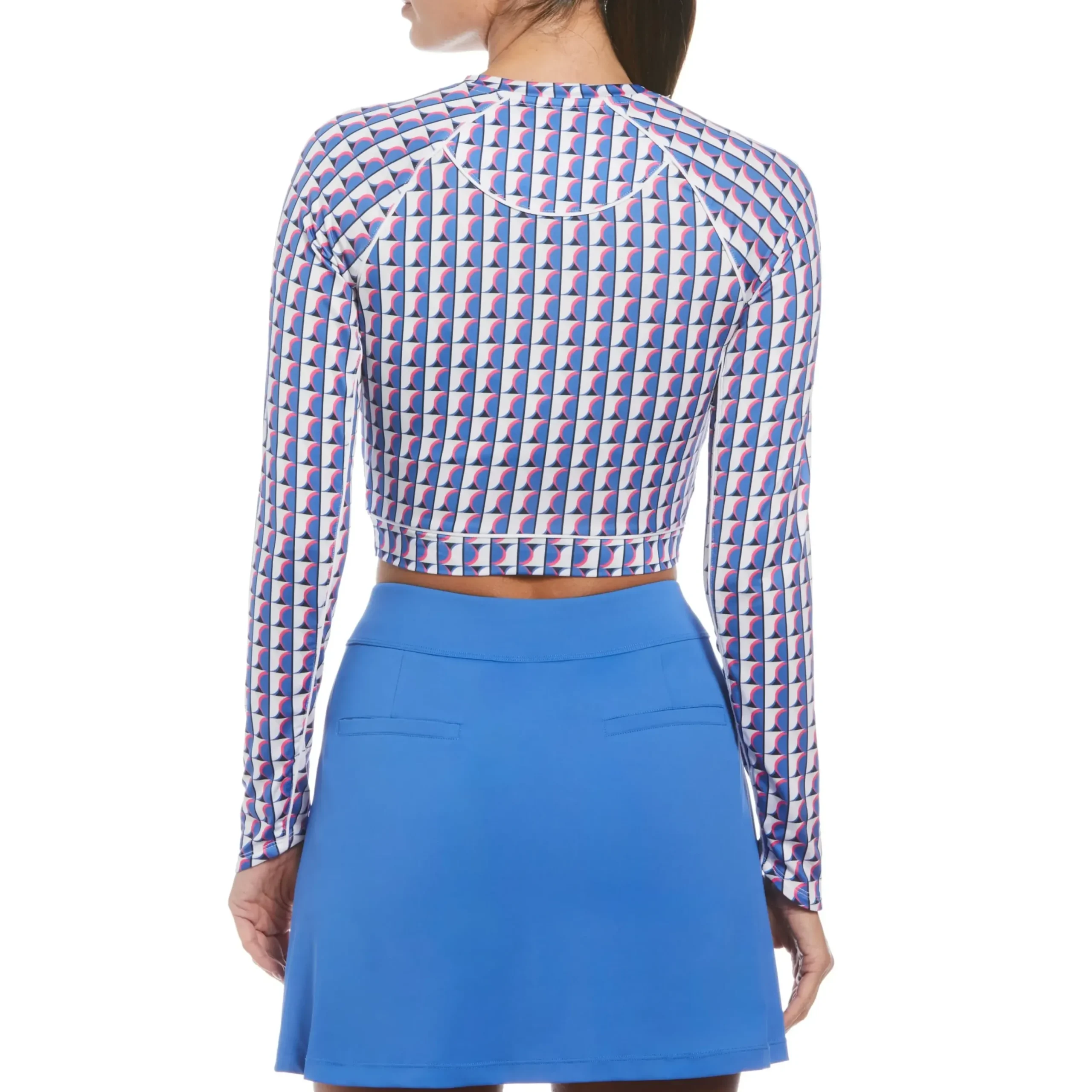 Women's Sun Protection Cropped Tennis Shirt